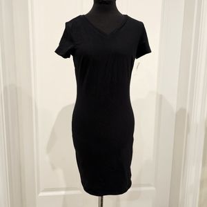 NWT Black Bodycon TShirt Dress. Size S